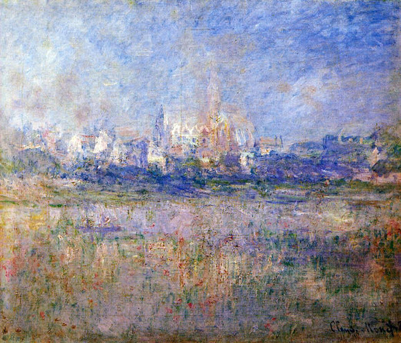  Claude Oscar Monet Vetheuil in the Fog - Canvas Art Print