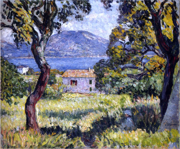  Henri Lebasque View at Esterel - Canvas Art Print