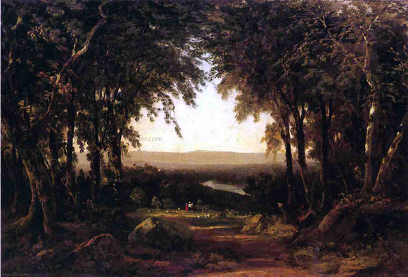  John Frederick Kensett View from Richmond Hill - Canvas Art Print