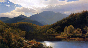  William Trost Richards View in the White Mountains (also known as "The High Peaks," Adirondacks) - Canvas Art Print