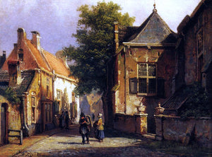  Willem Koekkoek View of Amsterdam - Canvas Art Print