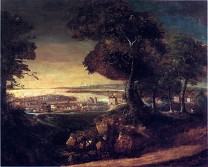  George Beck View of Baltimore from Howard's Park - Canvas Art Print