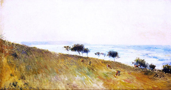  Albert Lebourg View of Berville-sur-Mer - Canvas Art Print