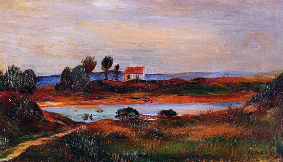  Pierre Auguste Renoir View of Brittany - Canvas Art Print