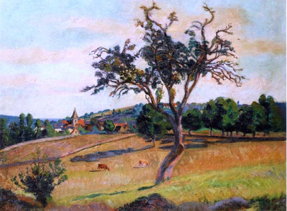  Armand Guillaumin View of Crozant - Canvas Art Print