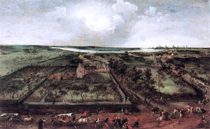  Jacob Grimmer View of Kiel - Canvas Art Print