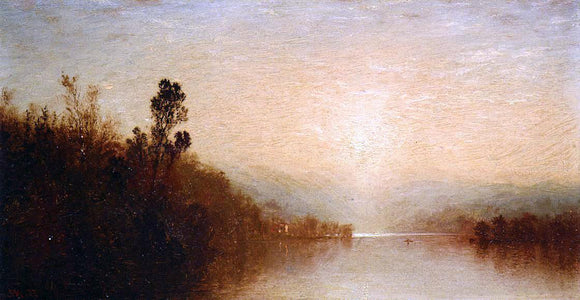  John Frederick Kensett View of Lake George - Canvas Art Print