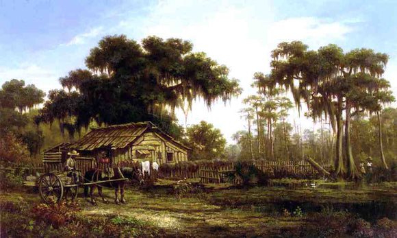  William Henry Buck View of Louisiana - Canvas Art Print