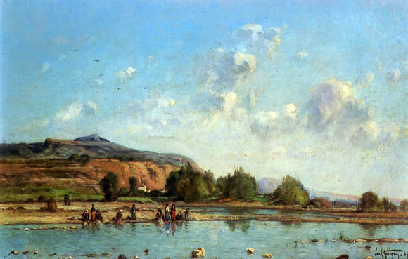  Paul-Camille Guigou View of Luberon - Canvas Art Print