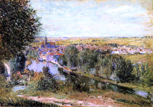  Alfred Sisley View of Moret - Canvas Art Print