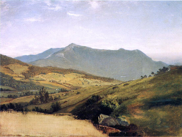  John Frederick Kensett View of Mount Mansfield - Canvas Art Print
