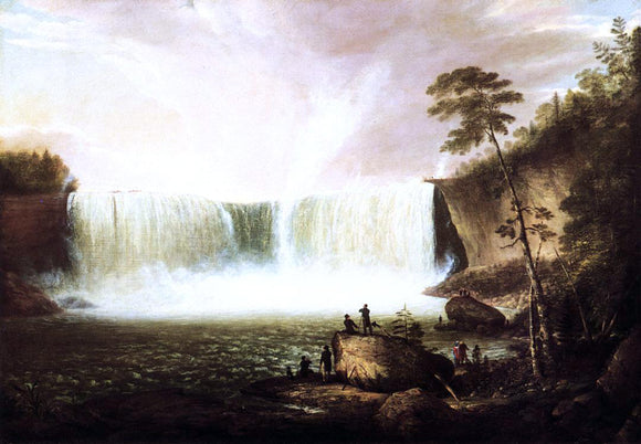  Alvan Fisher View of Niagara Falls (no.1) - Canvas Art Print