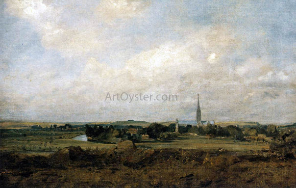 John Constable View of Salisbury - Canvas Art Print