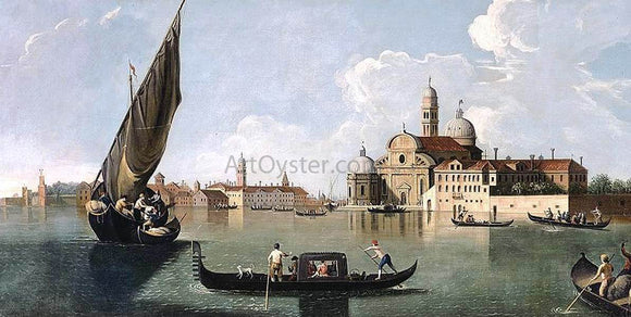  Johan Richter View of San Michele, Venice - Canvas Art Print