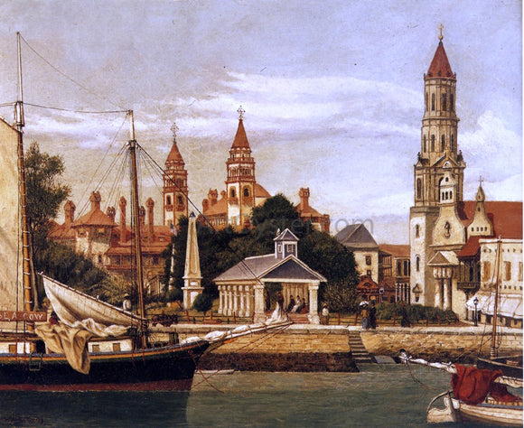  William Aiken Walker View of St. Augustine Harbor - Canvas Art Print