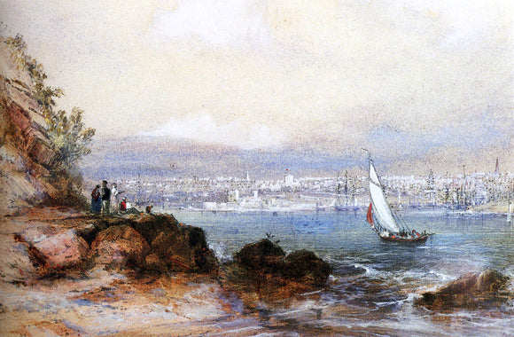  Conrad Martens View Of Sydney Harbour - Canvas Art Print