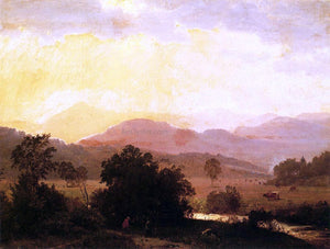 William Trost Richards View of the Adirondacks - Canvas Art Print