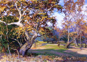 Franz Bischoff View of the Arroyo Seco from the Artist's Studio - Canvas Art Print