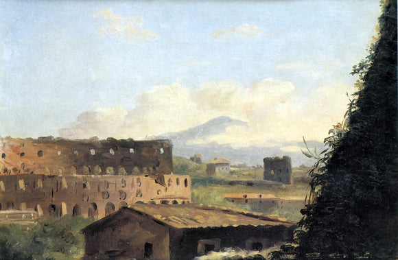  Pierre-Henri De Valenciennes View of the Colosseum - Canvas Art Print