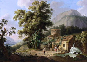  Jacob Philipp Hackert View of the Copper-Mill in Vietri - Canvas Art Print