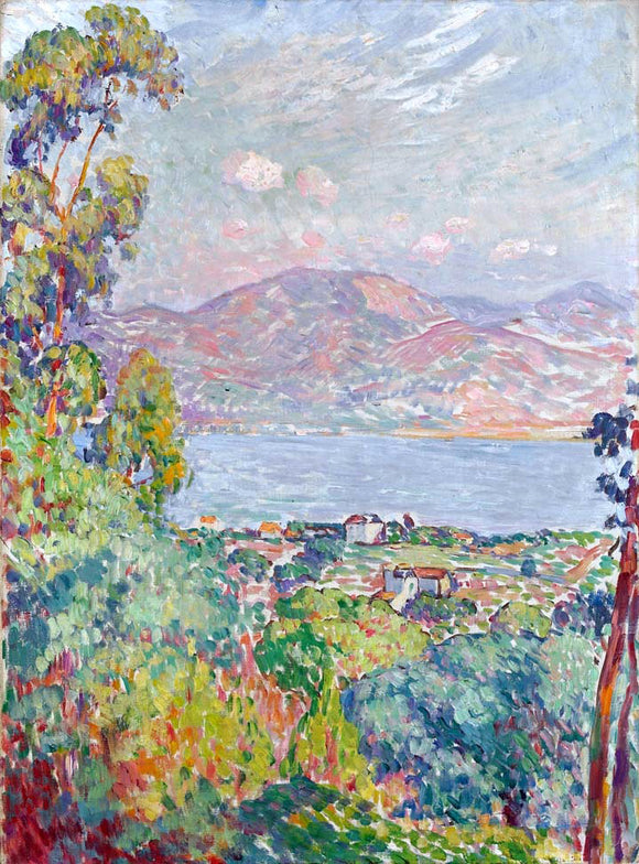  Henri Lebasque View of the Gulf at Saint Tropez - Canvas Art Print