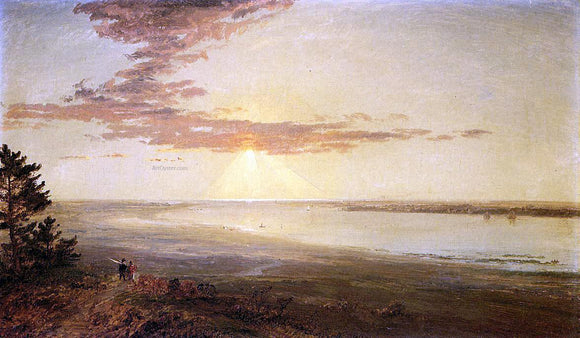  Jasper Francis Cropsey View of the Hudson - Canvas Art Print