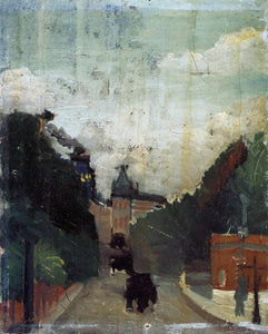  Henri Rousseau View of the Palais du Metropolitan (study) - Canvas Art Print
