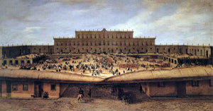  Pandolfo Reschi View of the Palazzo Pitti - Canvas Art Print