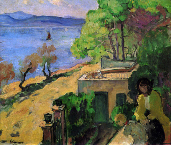  Henri Lebasque View of the Sea from the Balcony - Canvas Art Print