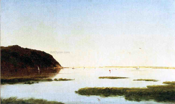  John Frederick Kensett View of the Shrewsbury River - Canvas Art Print