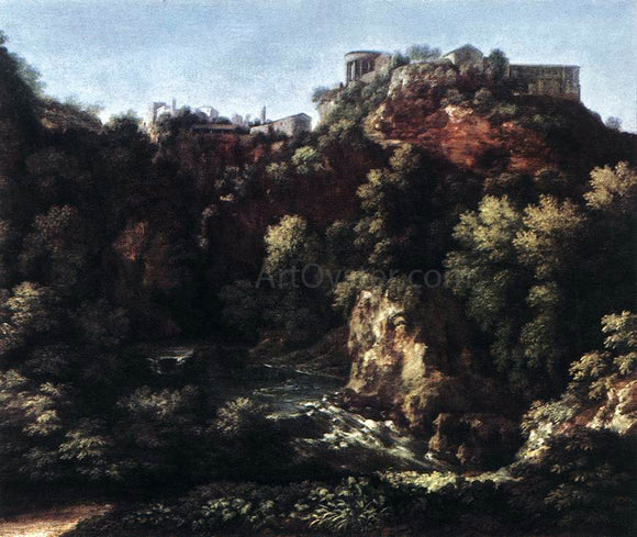  Gaspard Dughet View of Tivoli - Canvas Art Print