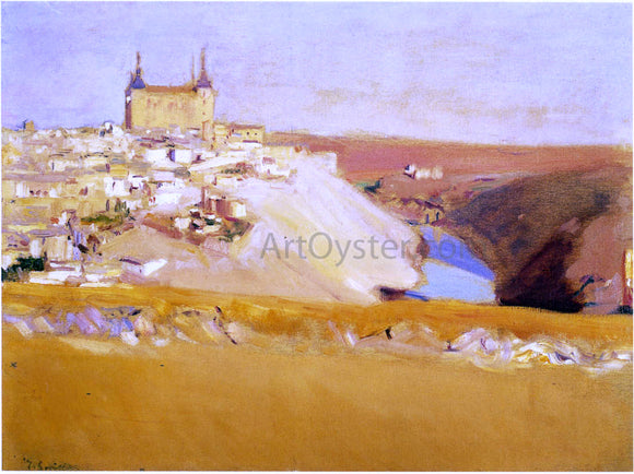  Joaquin Sorolla Y Bastida View of Toledo - Canvas Art Print