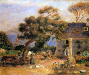  Pierre Auguste Renoir View of Treboul - Canvas Art Print