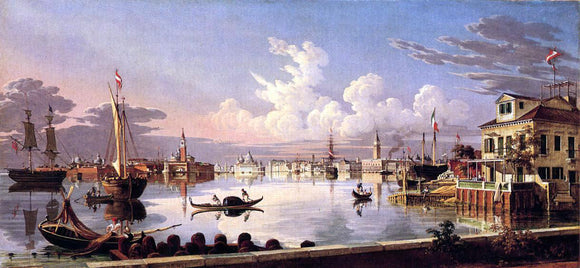  Robert Salmon View of Venice - Canvas Art Print