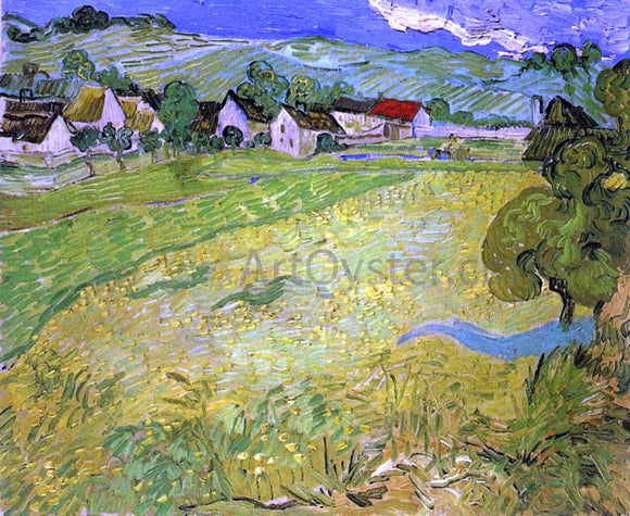 Vincent Van Gogh View of Vessenots near Auvers - Canvas Art Print