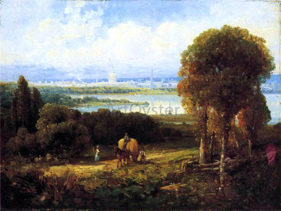  Andrew W Melrose View of Washington, DC - Canvas Art Print