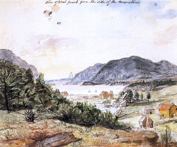  Charles Willson Peale View of West Point from the Side of the Mountain - Canvas Art Print