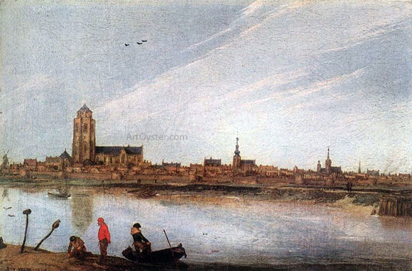  Esaias Van de Velde View of Zierikzee - Canvas Art Print