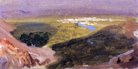 Frederic Edwin Church View Towards Damascus, Syria - Canvas Art Print