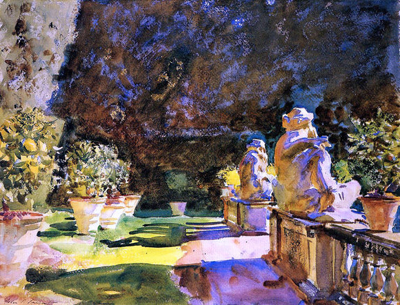  John Singer Sargent At Villa di Marlia, Lucca - Canvas Art Print