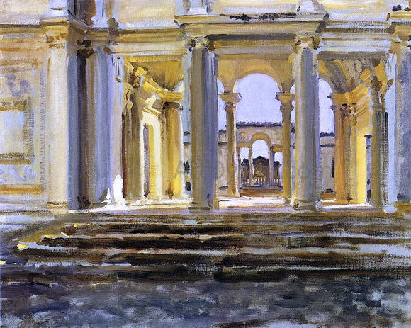  John Singer Sargent Villa Papa Giulla - Canvas Art Print