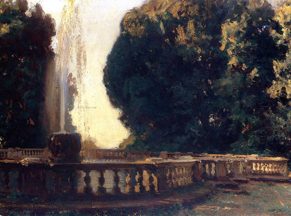  John Singer Sargent Villa Torlonia Fountain - Canvas Art Print