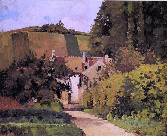  Camille Pissarro Village Church - Canvas Art Print