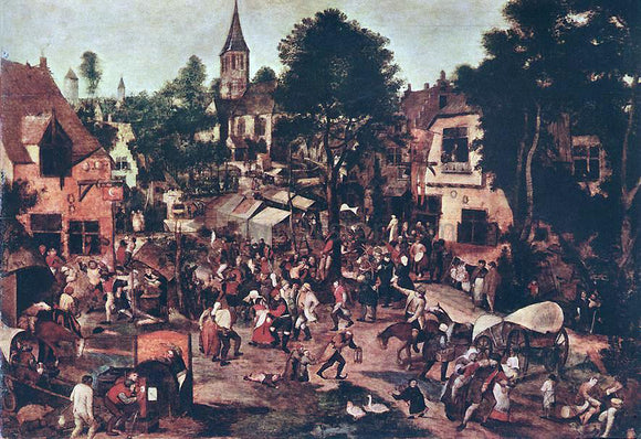  The Younger Pieter Brueghel Village Feast - Canvas Art Print