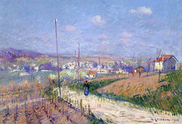  Gustave Loiseau Village in Spring - Canvas Art Print