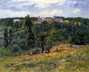  Henri Moret Village near Clohars - Canvas Art Print