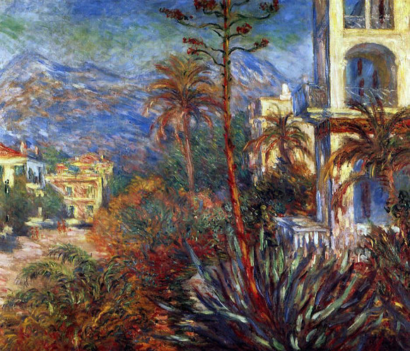  Claude Oscar Monet A Villa at Bordighera - Canvas Art Print
