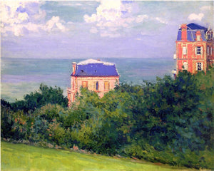  Gustave Caillebotte A Villas at Villers-sur-Mer - Canvas Art Print