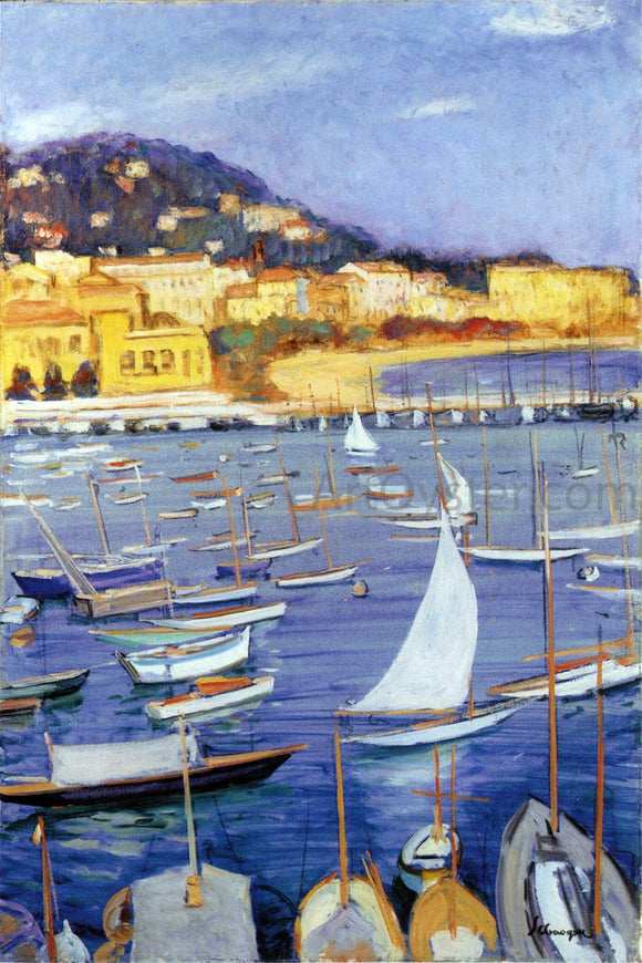  Henri Lebasque At Villefranche by the Sea - Canvas Art Print