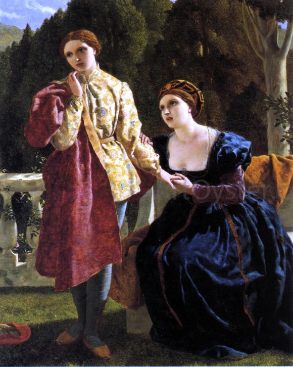  Frederick Richard Pickersgill Viola and the Countess - Canvas Art Print